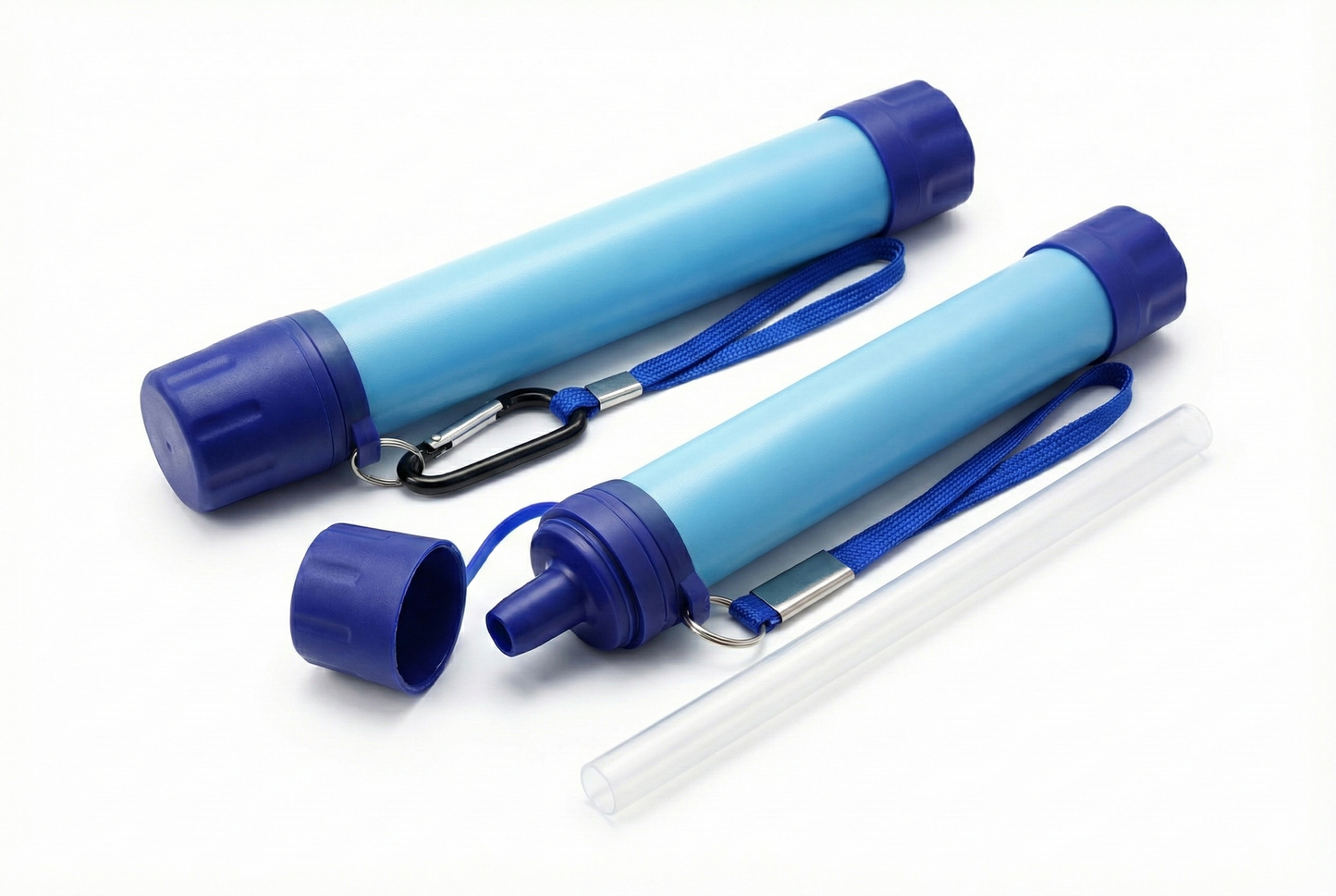 Portable Water Filter Straw - Safe Drinking Water Anywhere (Emergency & Outdoor Use)