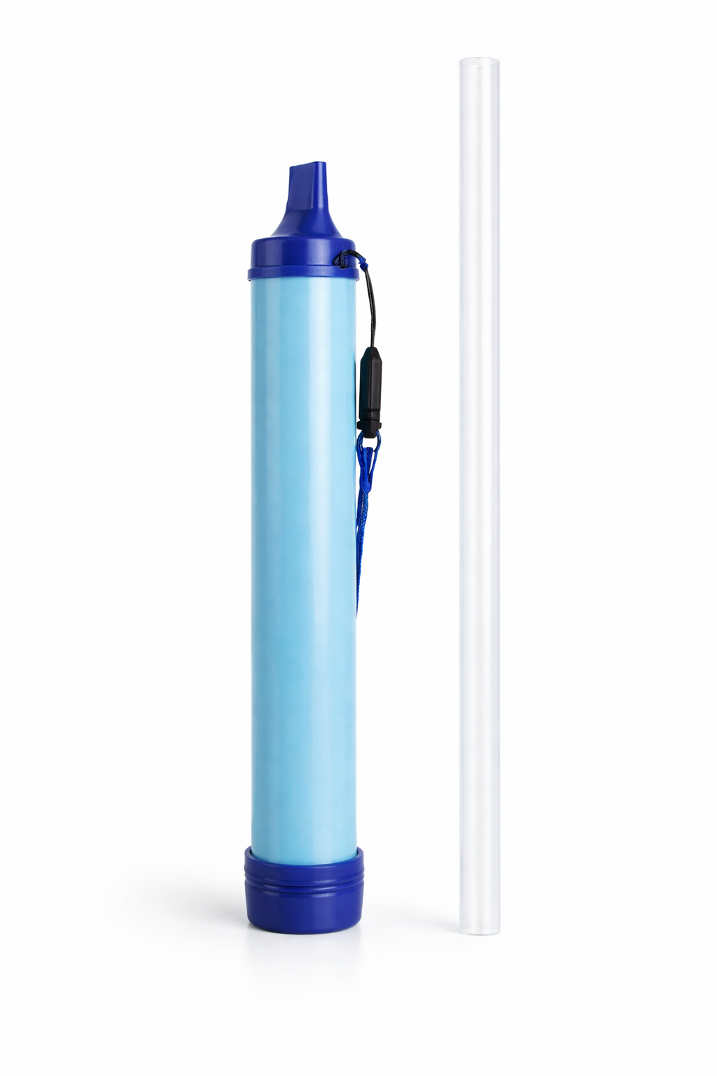 Portable Water Filter Straw - Safe Drinking Water Anywhere (Emergency & Outdoor Use)