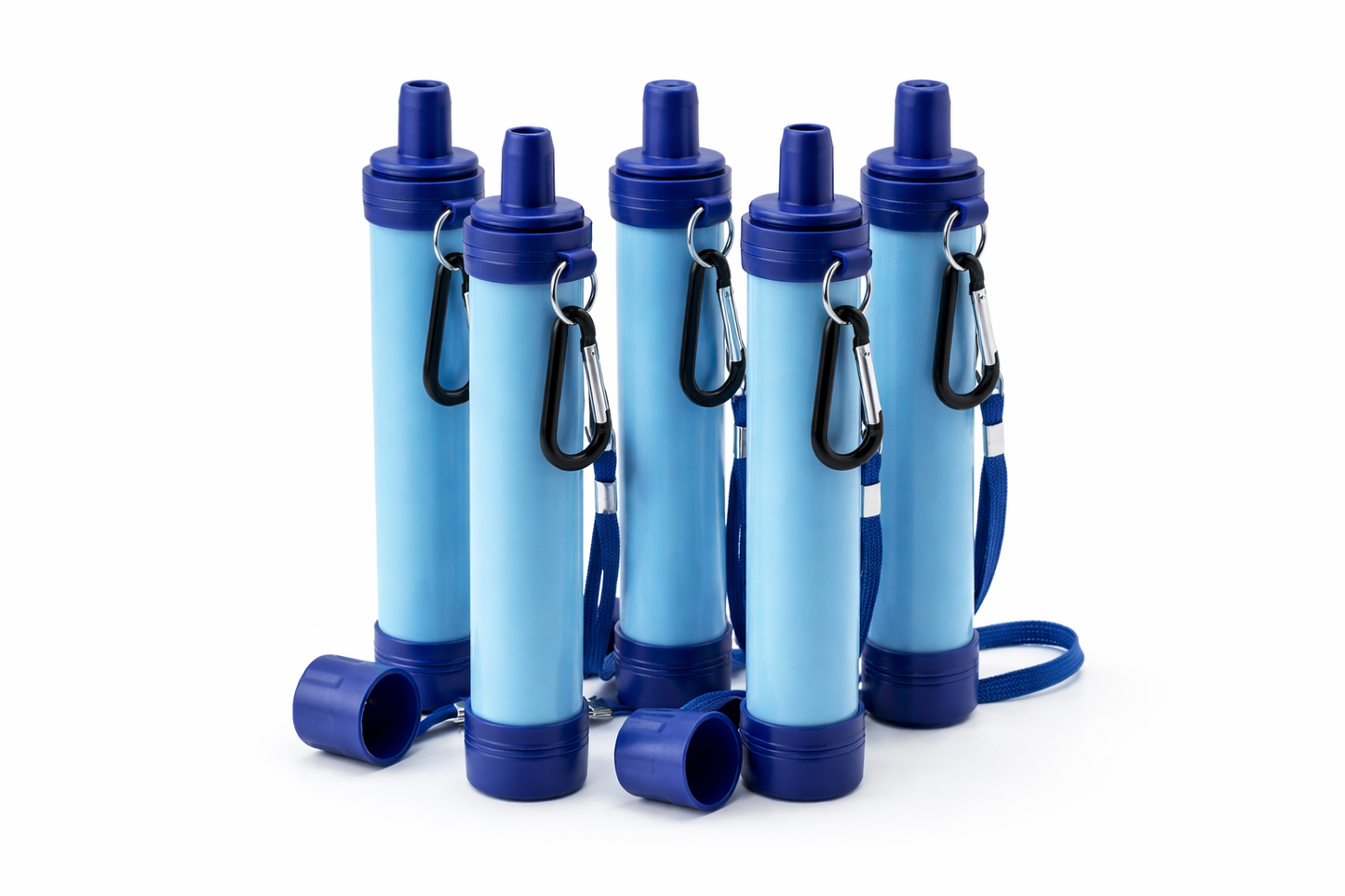 Portable Water Filter Straw - Safe Drinking Water Anywhere (Emergency & Outdoor Use)